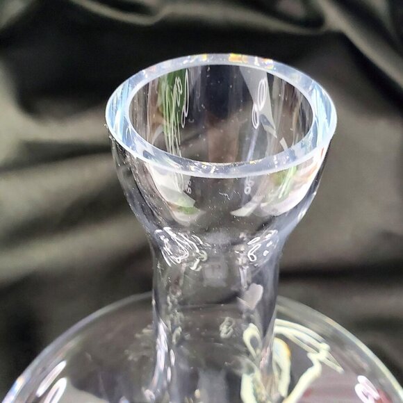Peterson Ravenscroft Crystal Wine Decanter With Peterson Monogram Logo - Picture 10 of 13